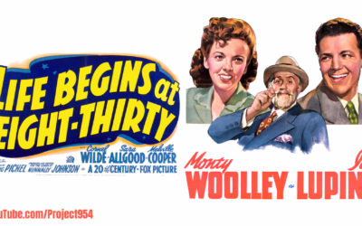 Life Begins At Eight Thirty 1942 Monty Woolley, Ida Lupino, Cornel Wilde Drama, Romance
