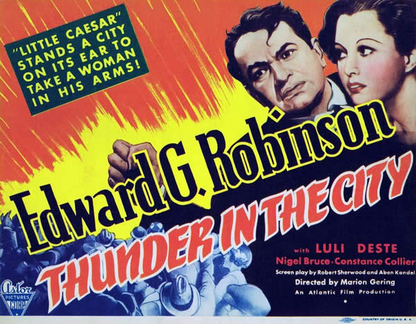 Thunder in the City 1937 is a Delightful Movie