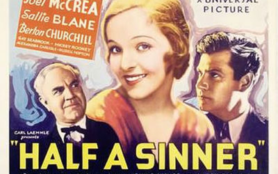 Half a Sinner 1940 – Universal Pictures, directed by Al Christie